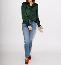 Ivy Jane - Long Sleeve Suede Top