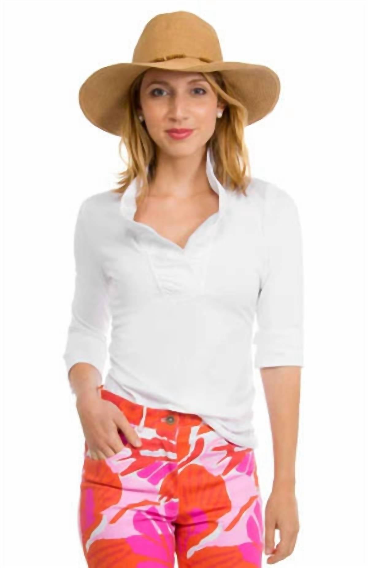 Gretchen Scott - Jersey Ruffneck Top