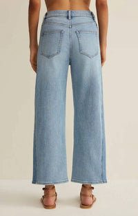 Z Supply - Luna Stretch High Rise Denim Crop Pant