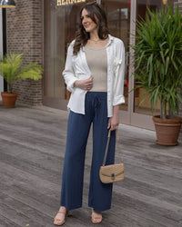 Grace And Lace - Smocked Wide Leg Pant