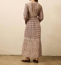 Faherty - Dakota Mixed Print Maxi Dress