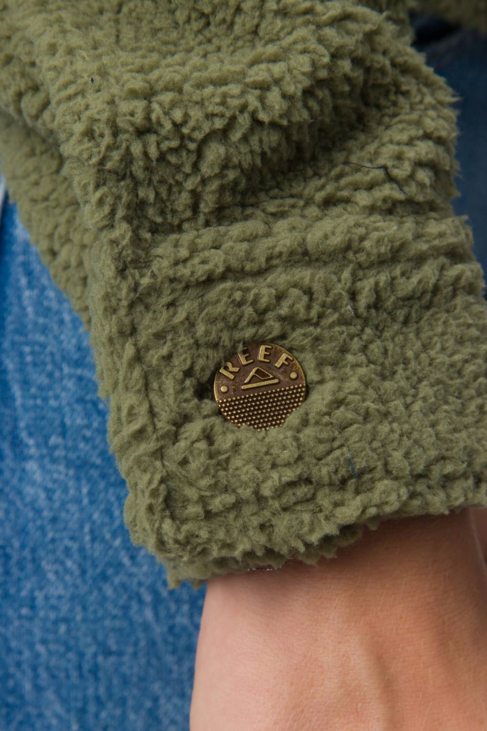Reef - Sammie Sherpa Trucker Jacket