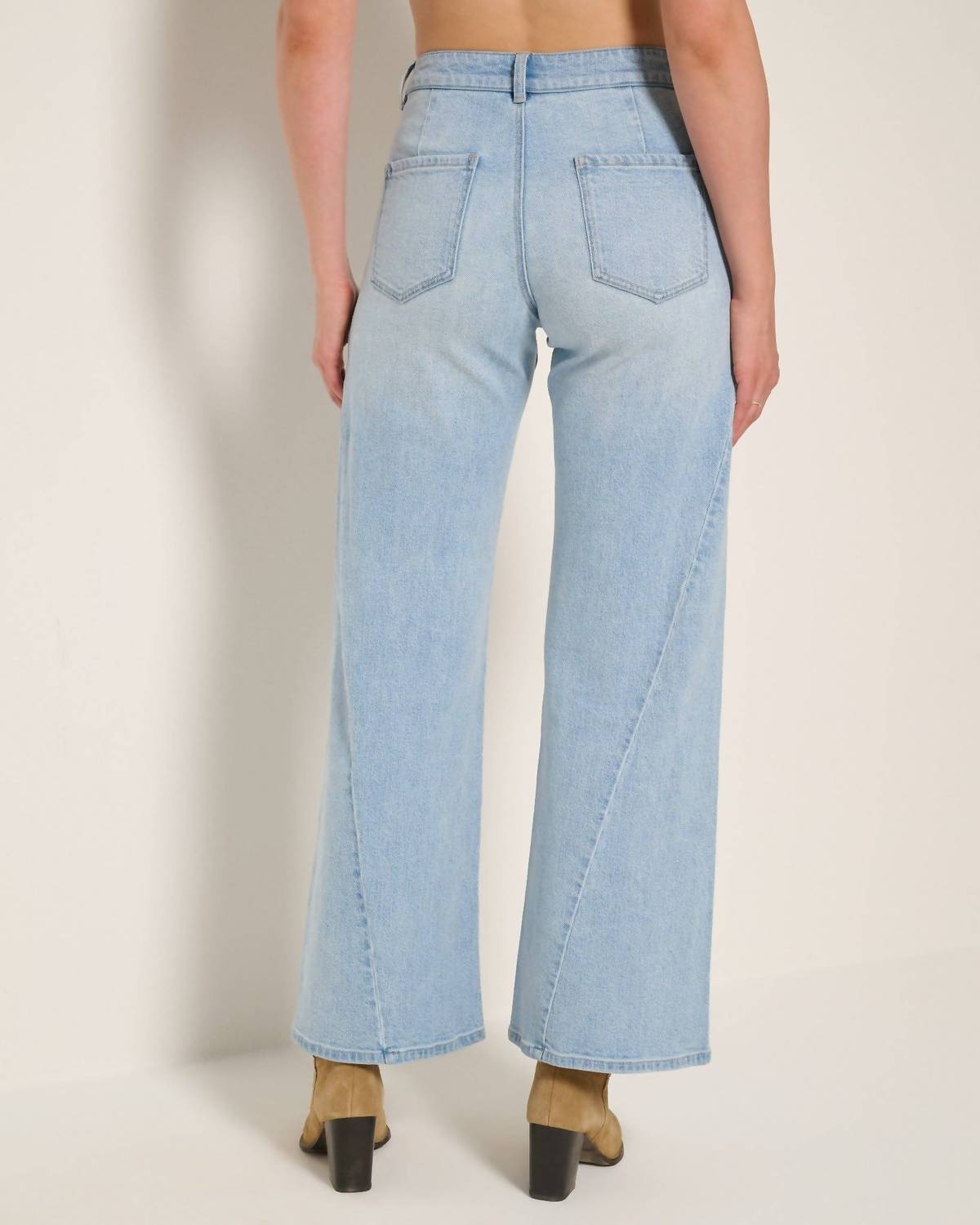 Seventy Eight And Sunny - Seamed Flare Denim Jeans