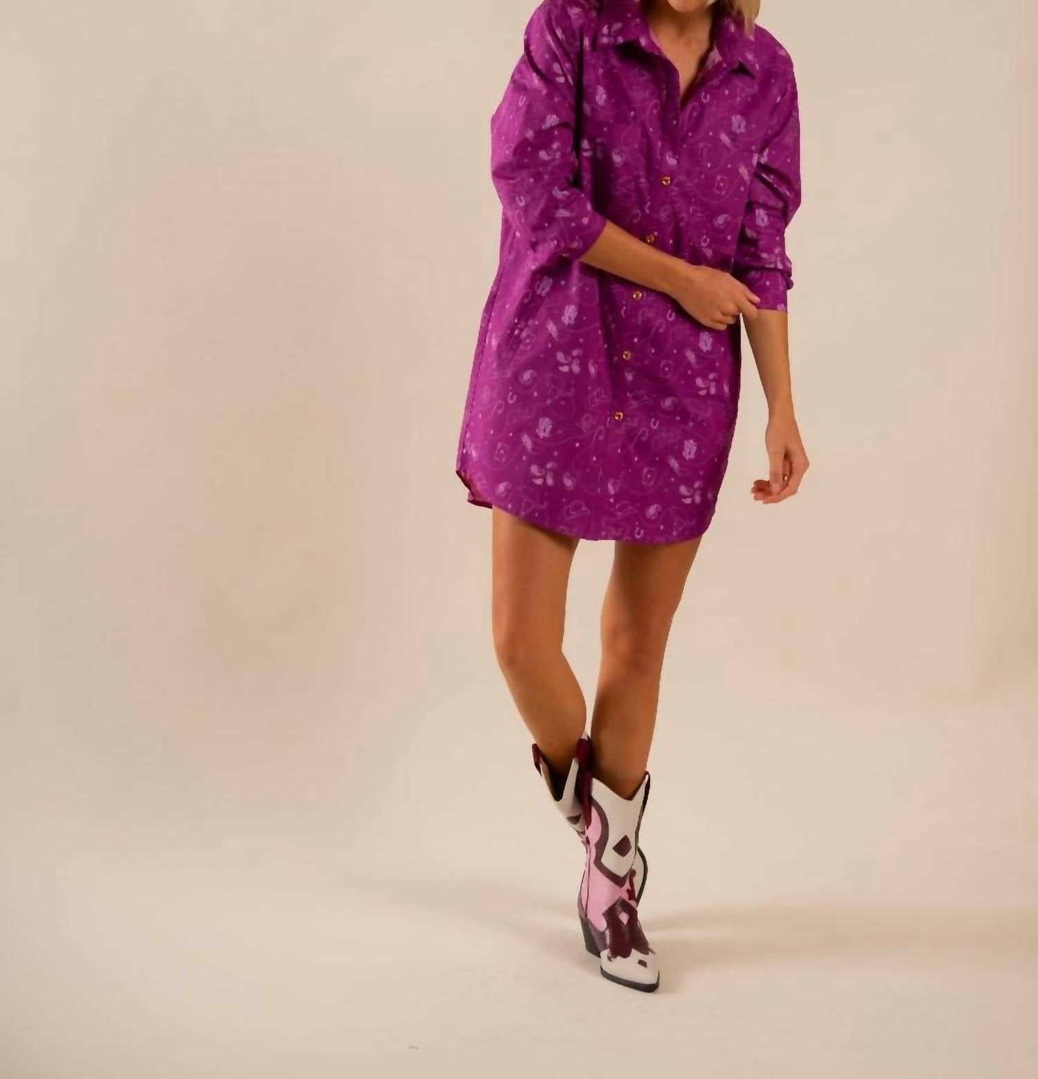 SACHIN & BABI Poplin Shirt Dress in pink - women's dress - view 4