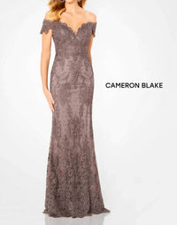 Cameron Blake - Lace Mermaid Long Formal Gown