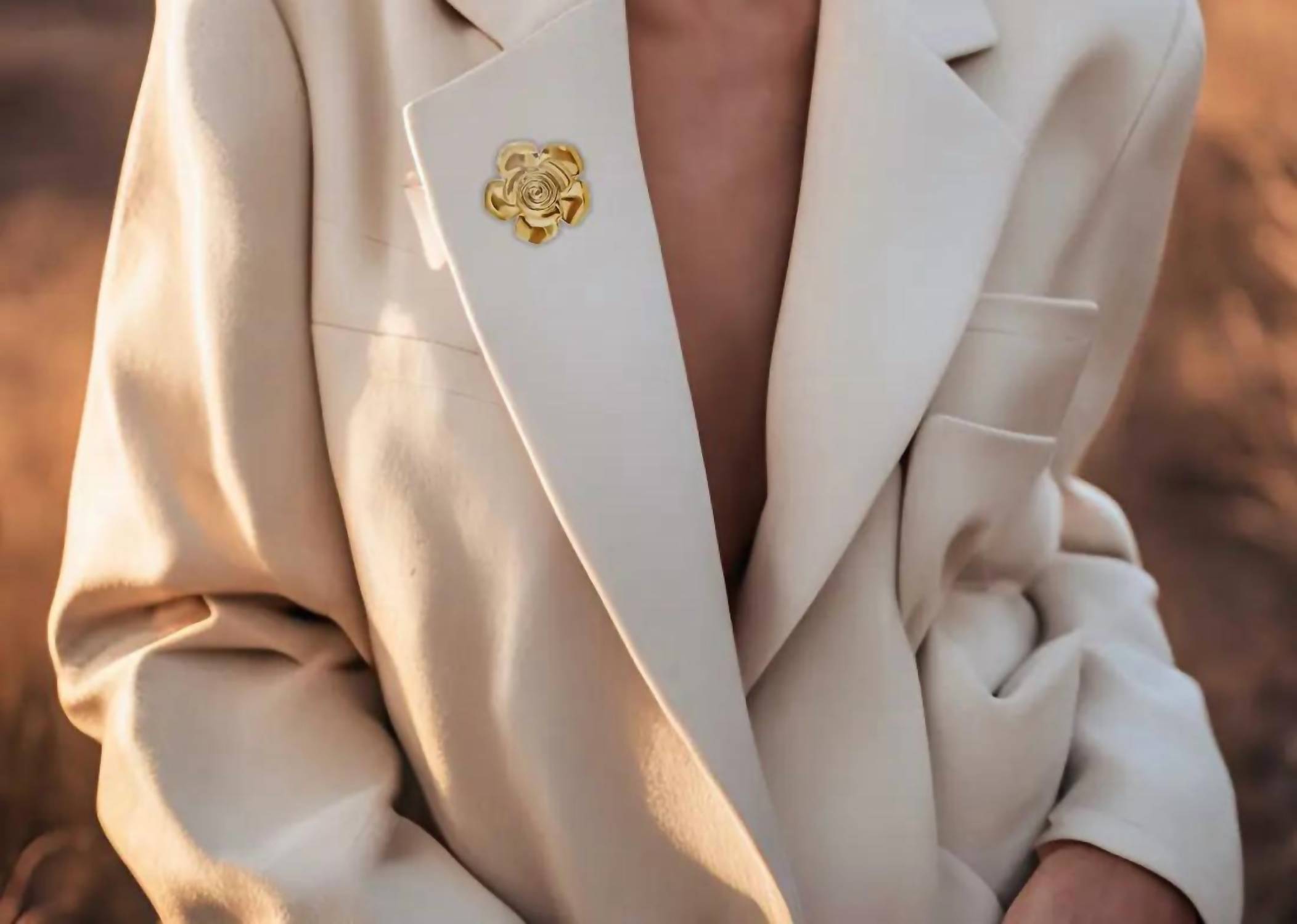 Ellie Vail - Women's Flower Brooch