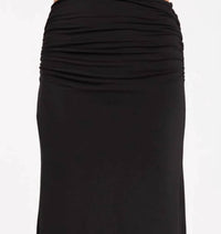 LAmade Nonna Maxi Skirt in black - women's skirt - detail view