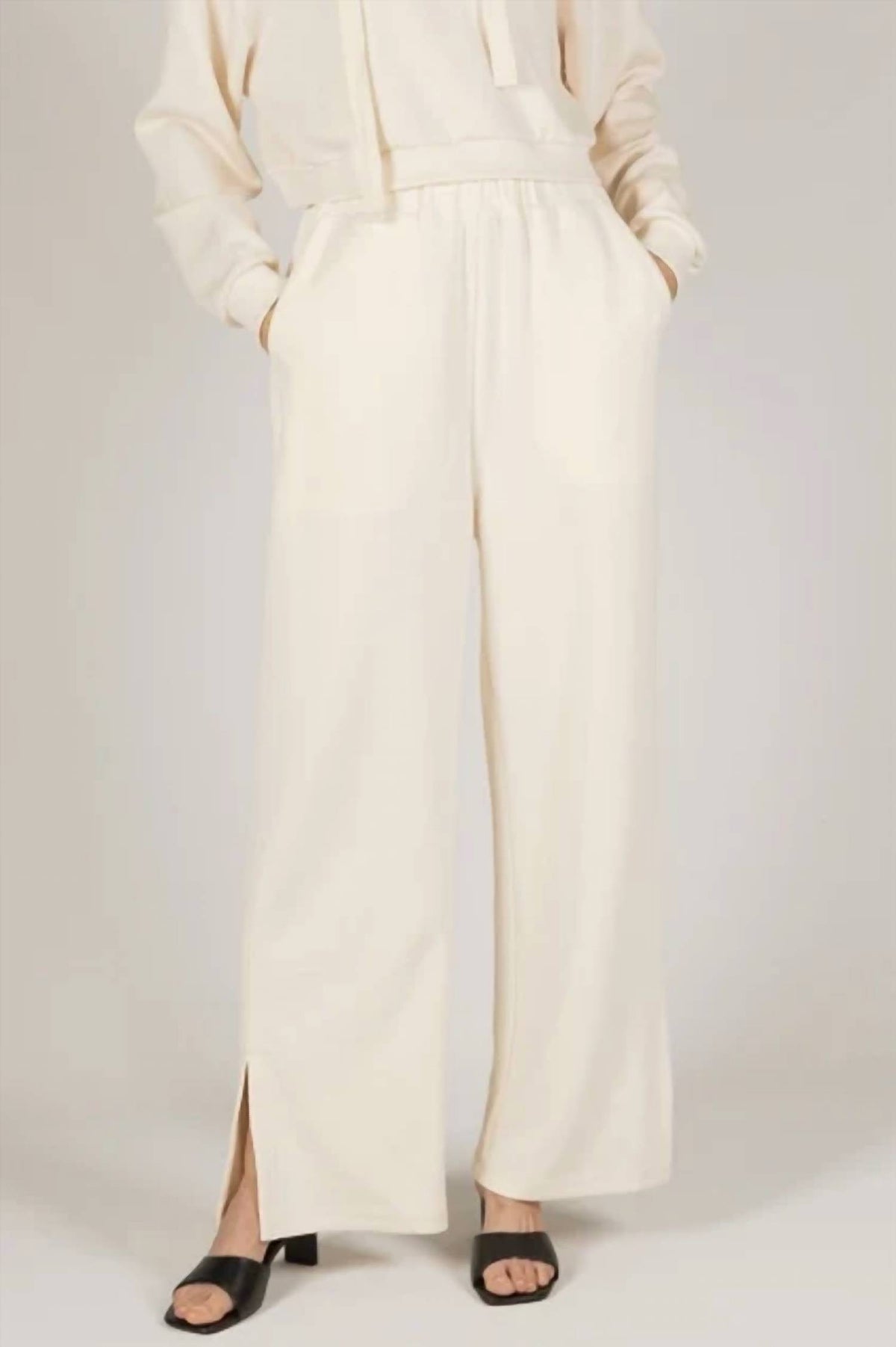 Before You Collection - Scuba Modal Wide Leg Pants
