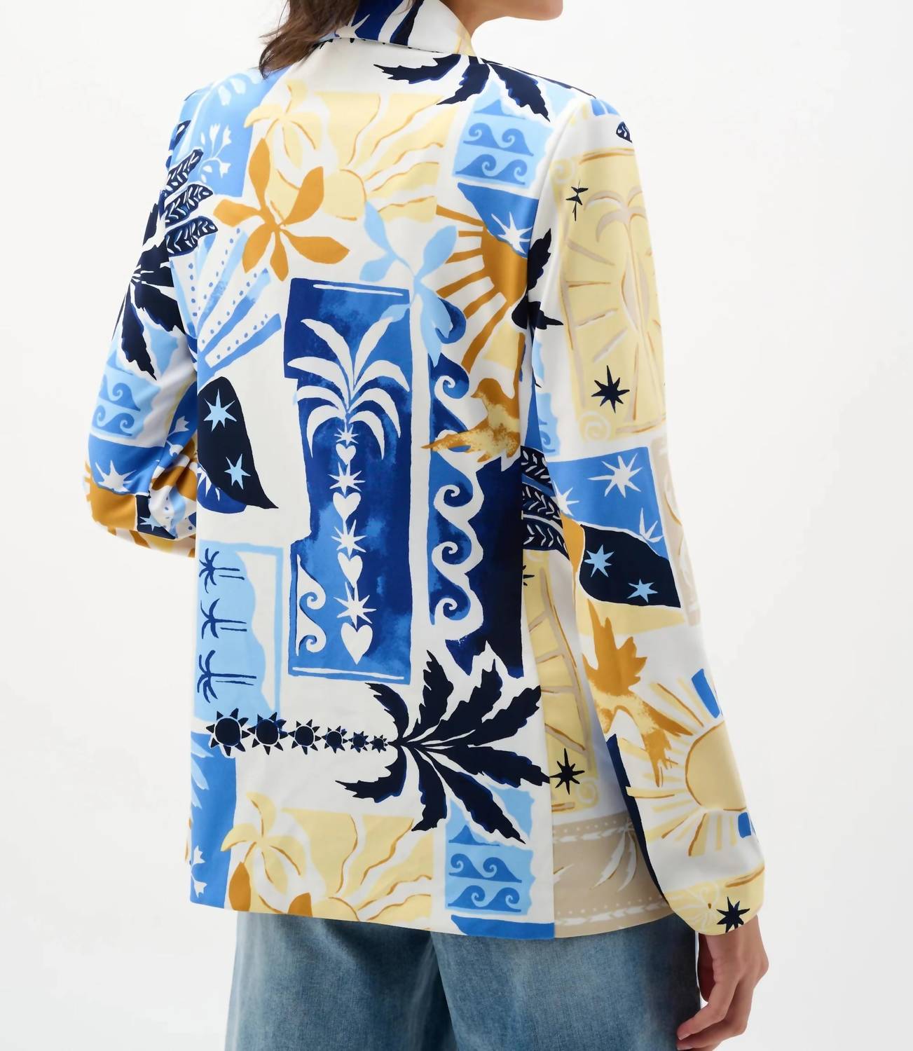 Joseph Ribkoff - Silky Knit Tropical Fitted Blazer