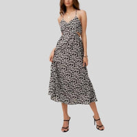 Hyfve - Women's Cut Out Deep V Maxi Dress