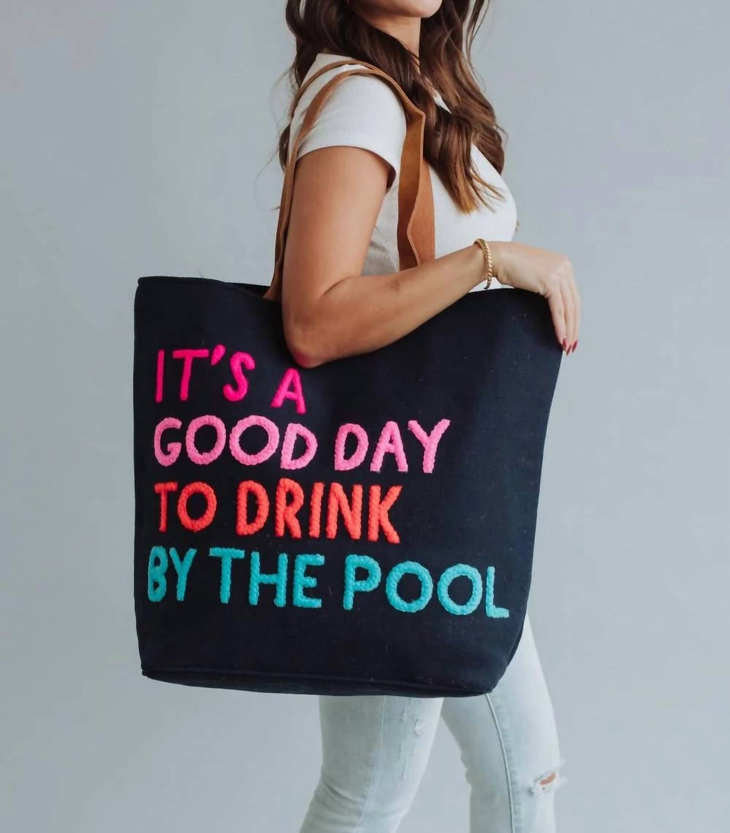 Panache Apparel - Women's Drink By The Pool Tote Bag