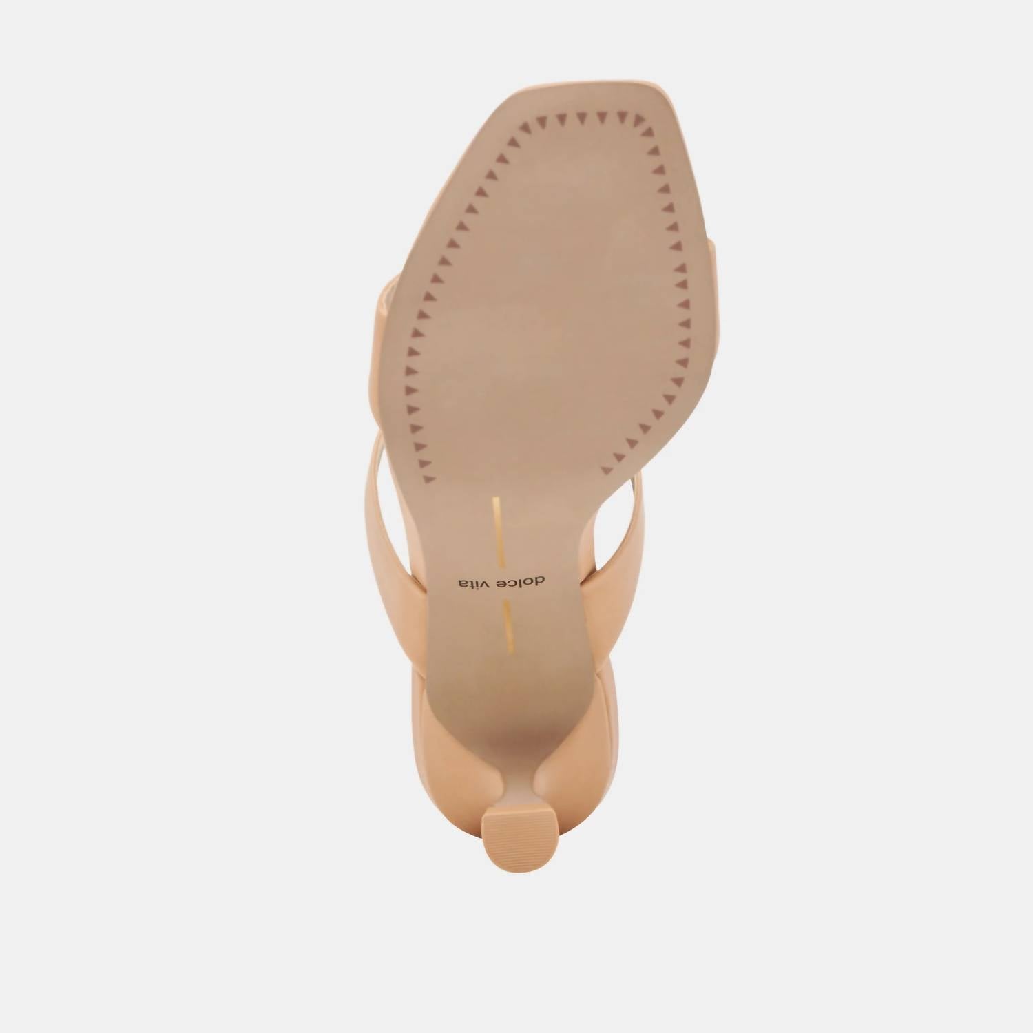 Dolce Vita Women's Genora Heeled Sandals in cafe leather - women's sandal - view 8