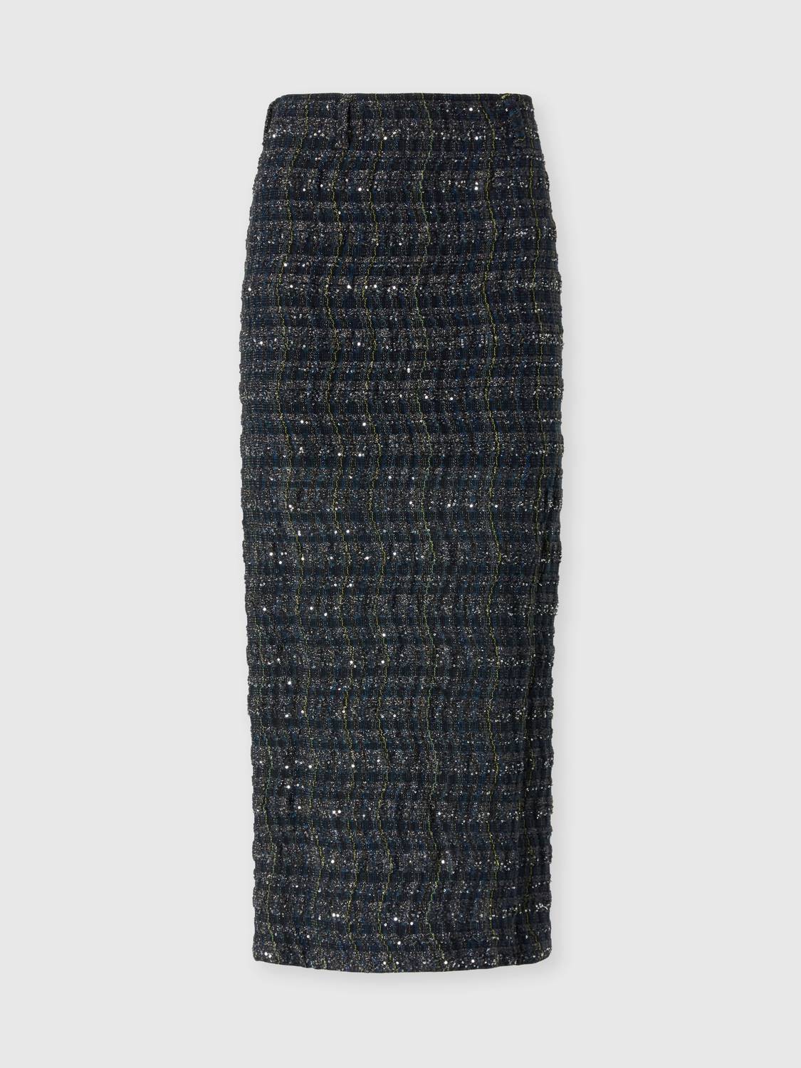 Missoni - Sequin Embellished Metallic Tweed Midi Skirt