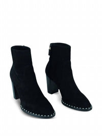 Stuart Weitzman - Women's Kailee Pearl Suede Ankle Bootie