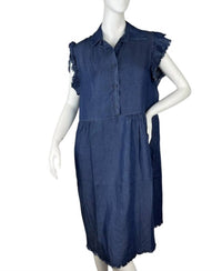 Tempo Paris - Women's Ruffled Sleeve Midi Dress