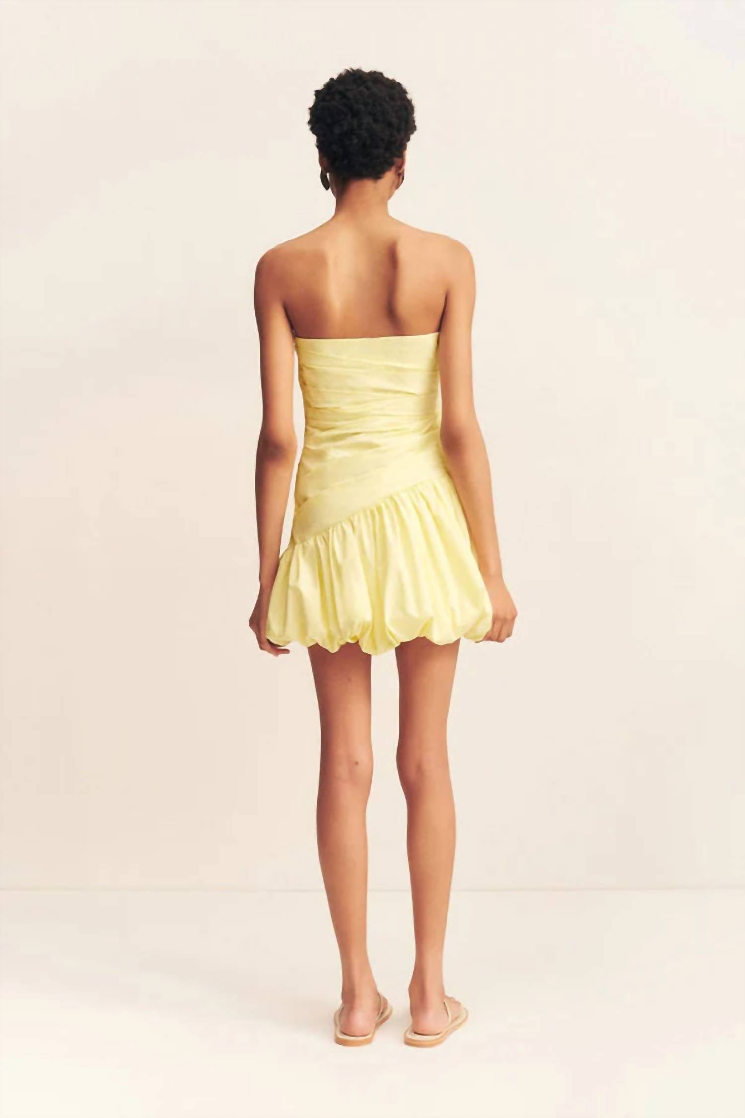 Shona Joy - Maiori Strapless Bubble Mini Dress