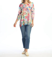 Jess & Jane - Chiffon Hem Top
