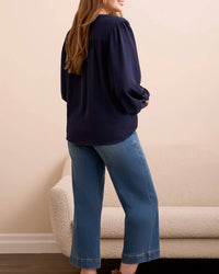 Tribal - Hemmed Front Blouse