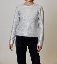 Dh New York - Crew Neck Metallic Sweater