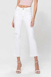 Vervet By Flying Monkey - Dede High Rise Crop Flare Jeans