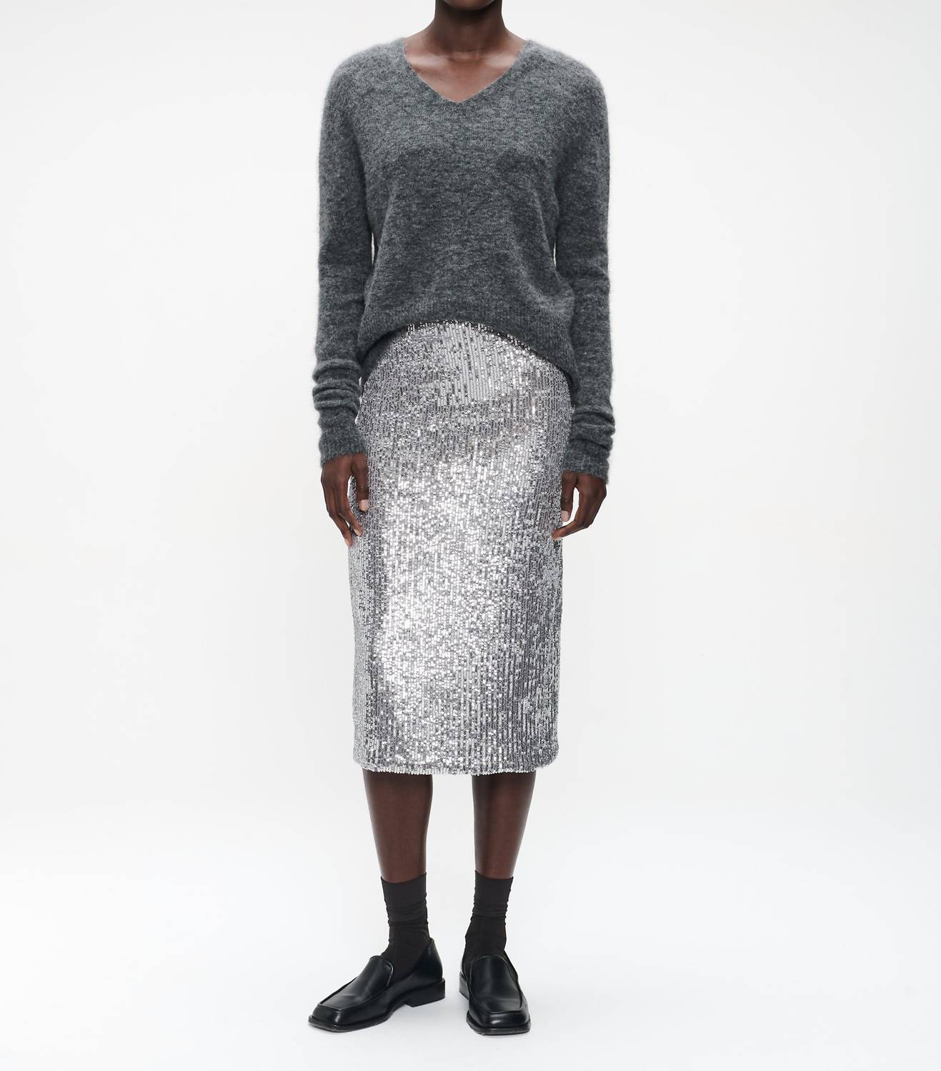 Jane Lushka - Dionisia Midi Sequin Skirt