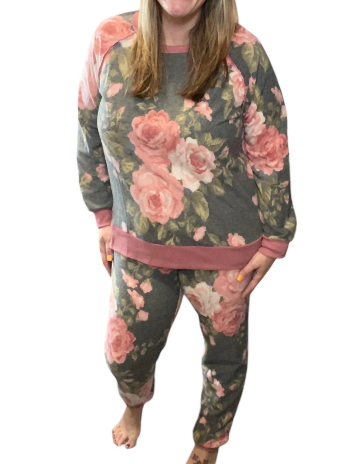 Honeyme - Floral Lounge Set
