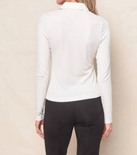 Stateside - Two By One Fine Ribbed Button Up Top
