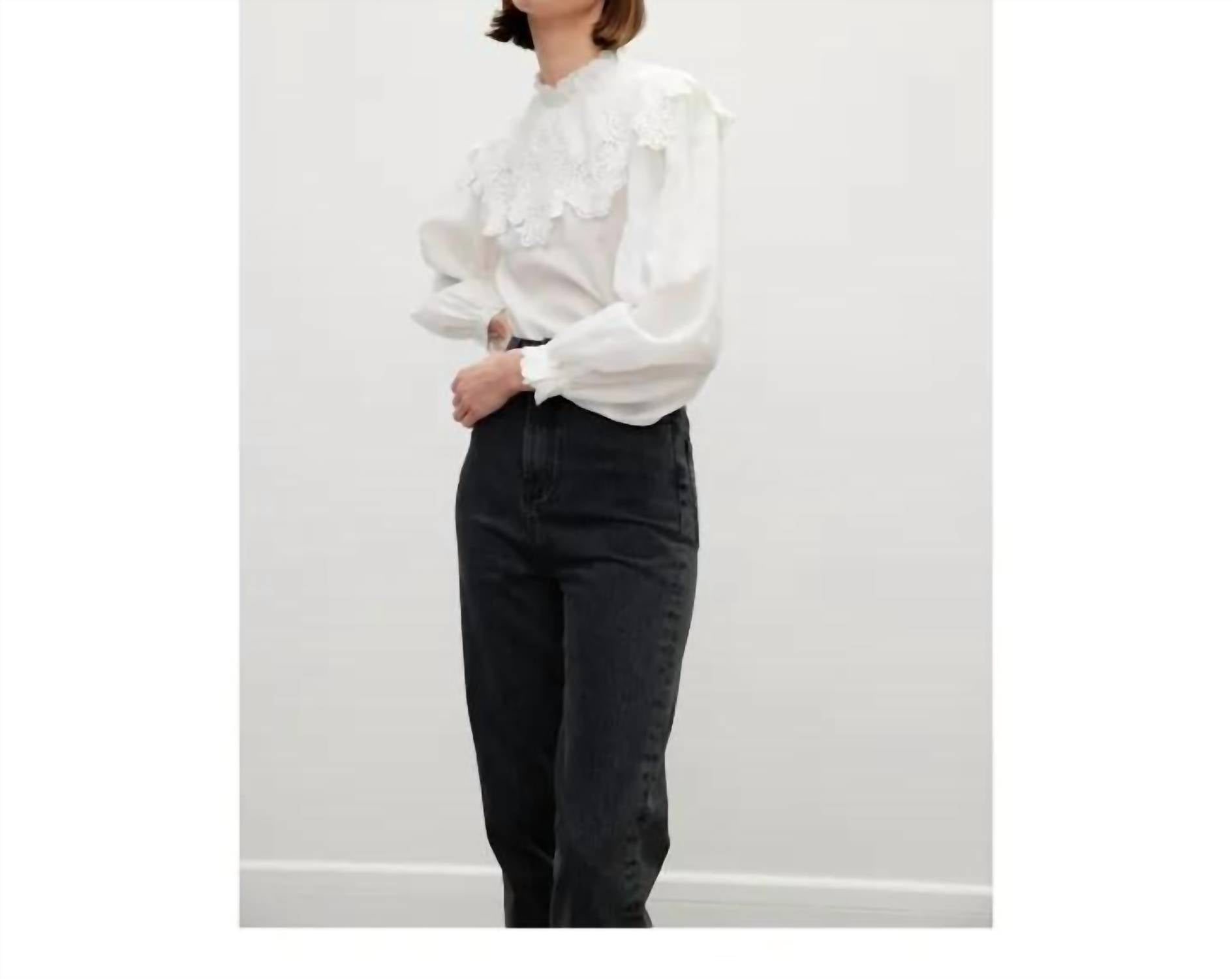 Fashionhaus - Noelle Lace Bib Blouse