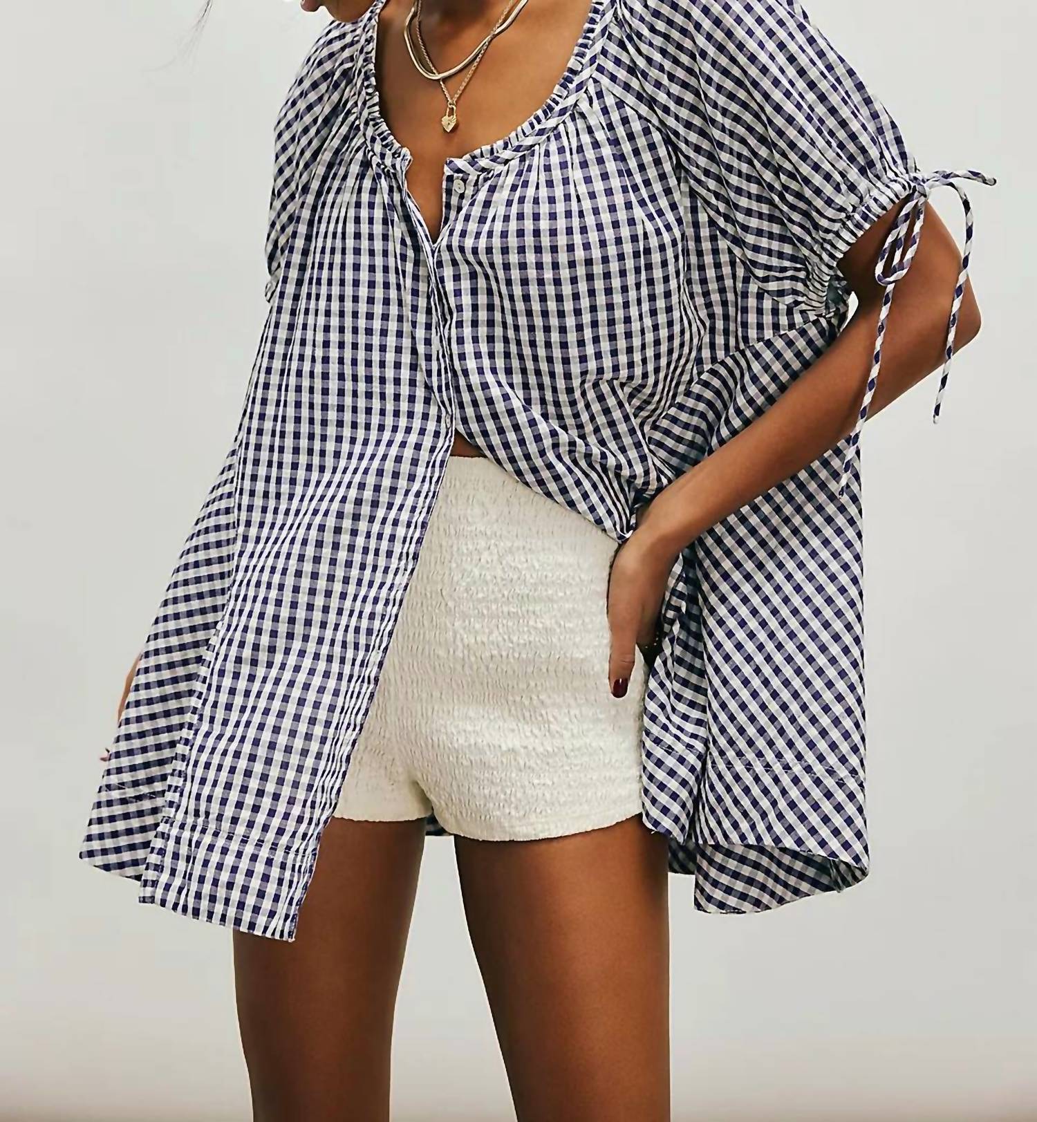 Free People - Farley Gingham Tunic
