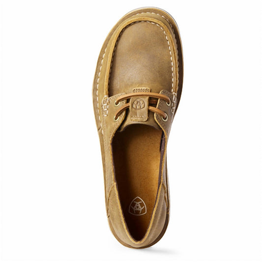 Ariat - Women's Cruiser Castaway Leather Bomber Boat Shoe