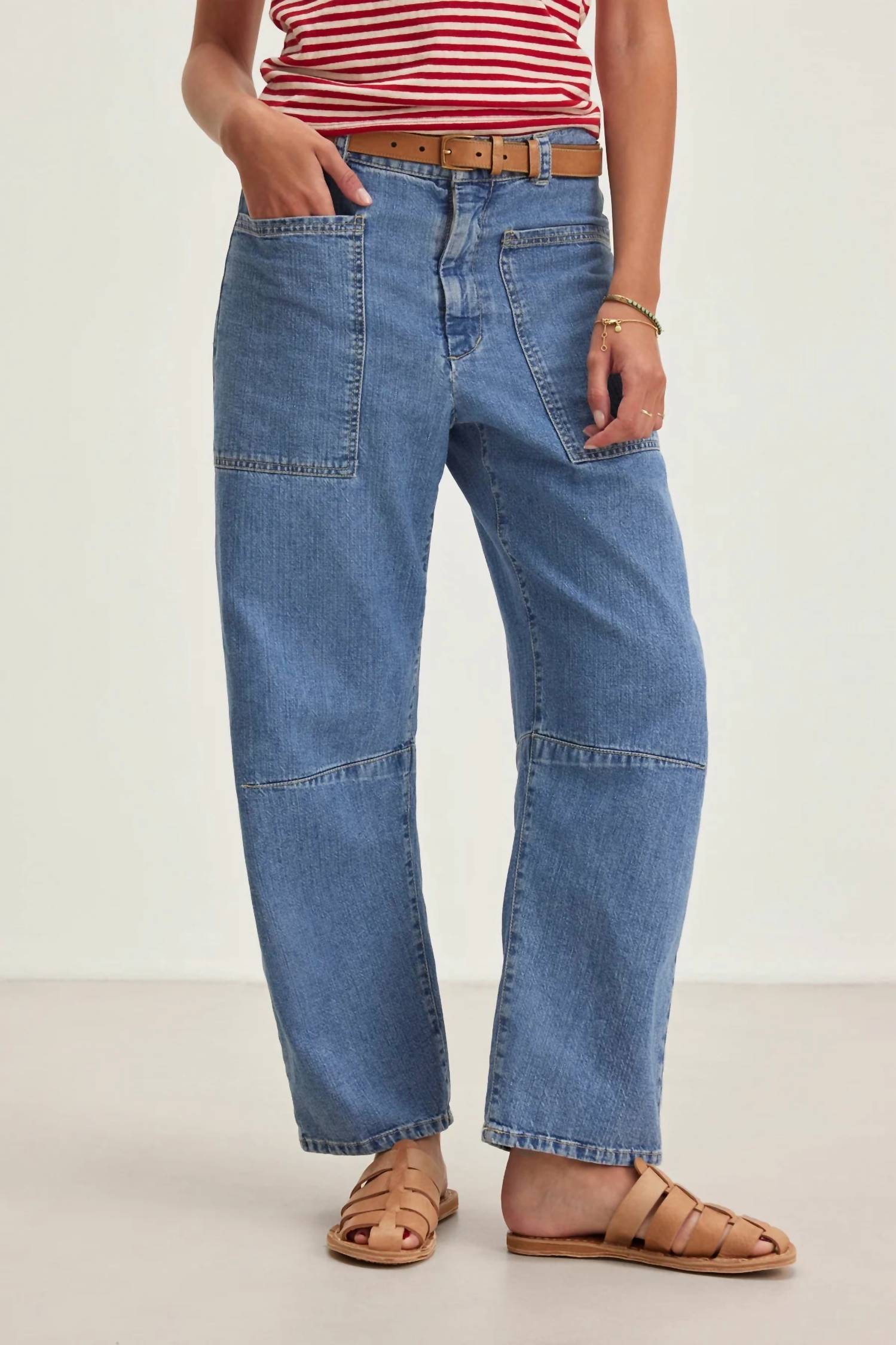 Velvet By Graham & Spencer - Farah Denim Barrel Pant