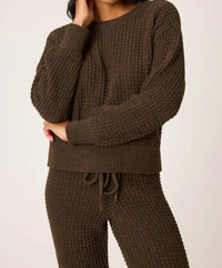 Pj Salvage - Chenille Waffle Long Sleeve Top