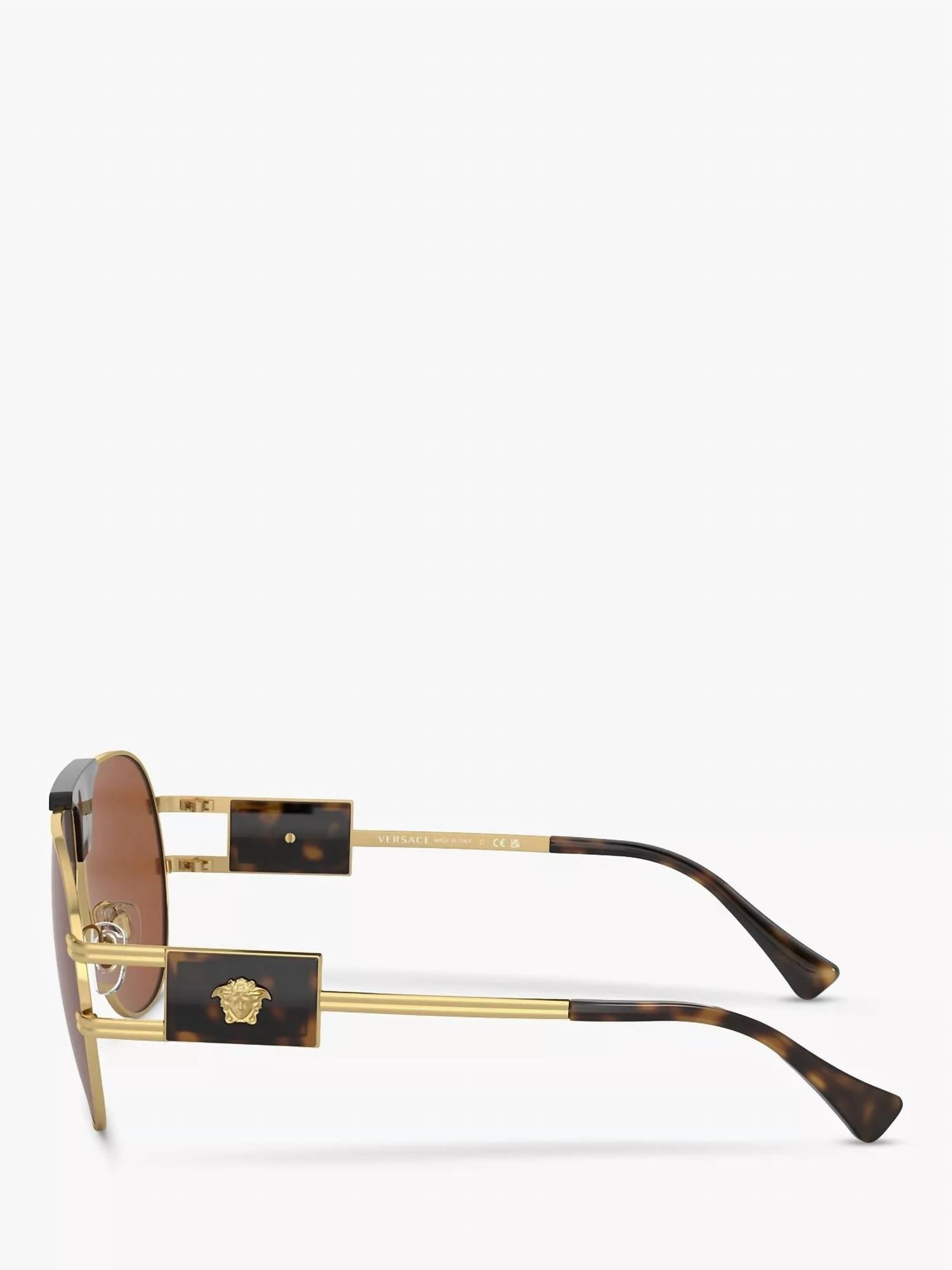 Versace - Unisex Ve2252 Aviator Sunglasses