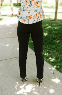 Scalloped Low Rise Tate Ankle Pant