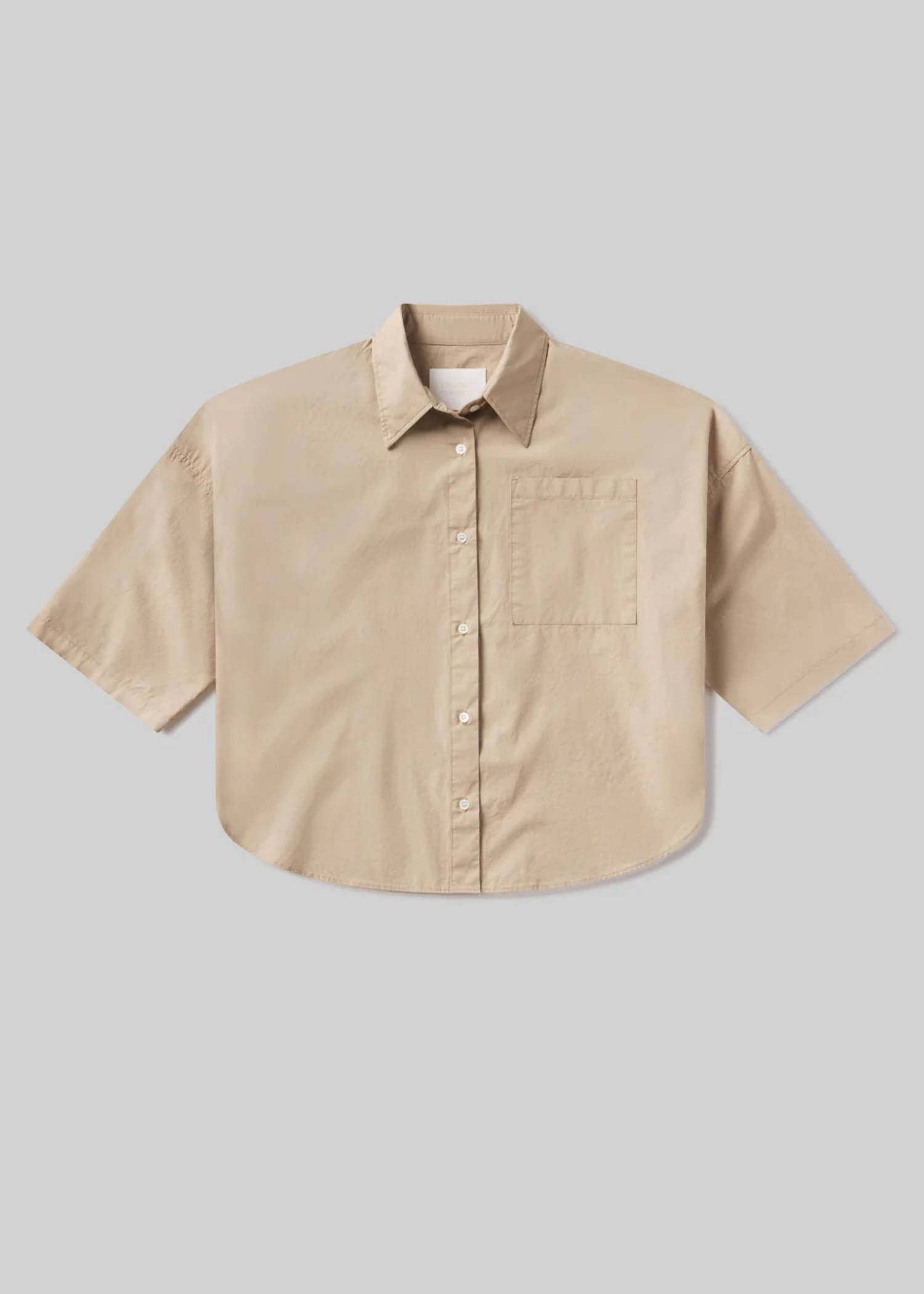 Citizens Of Humanity - Frances Cropped Cape Button Up Shirt