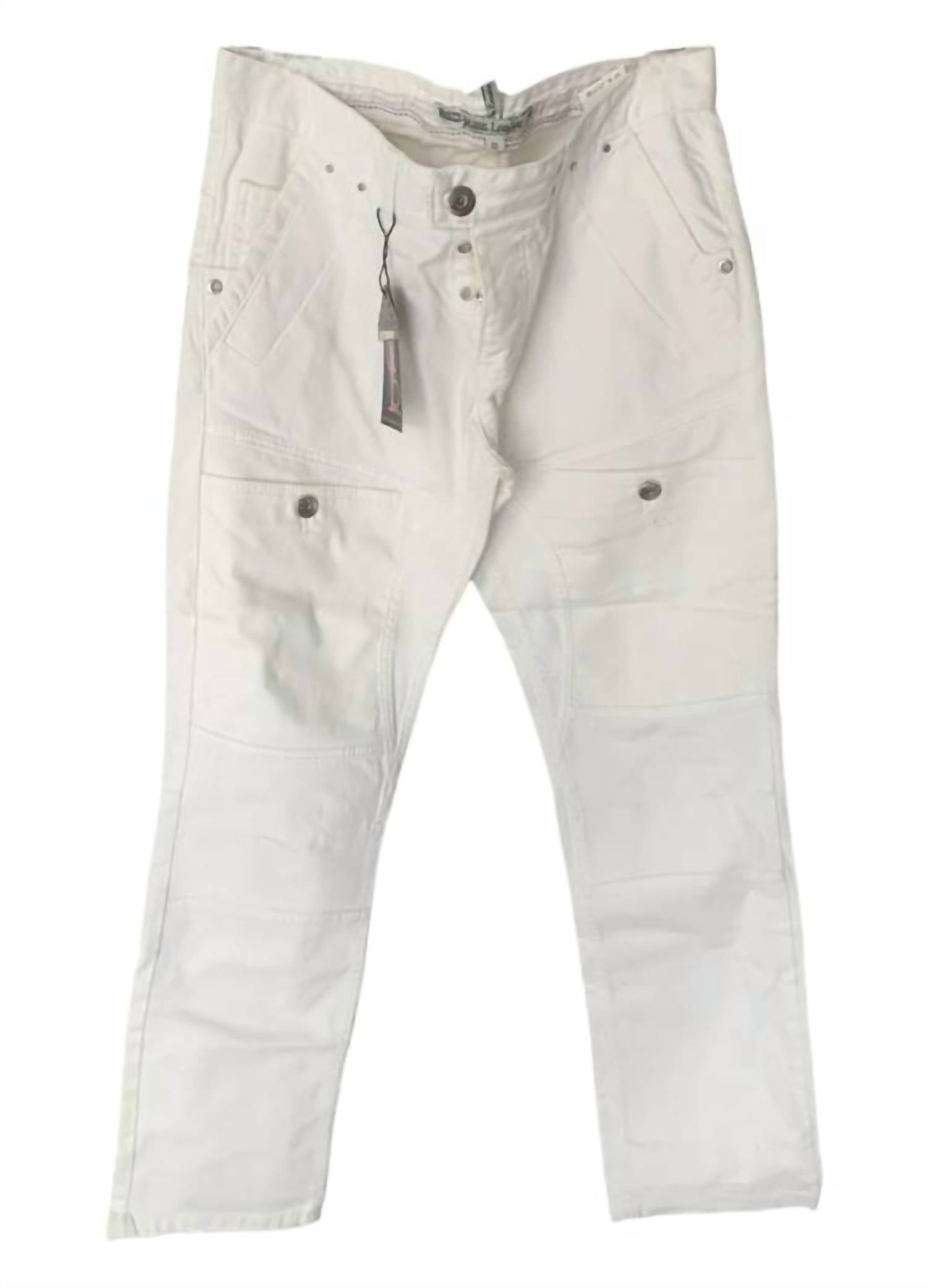 Rnt23 - Men's Mid Rise Vintage Denim Jeans With Hand Embellished Details