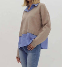 Entro - Trim Twofer Shirt