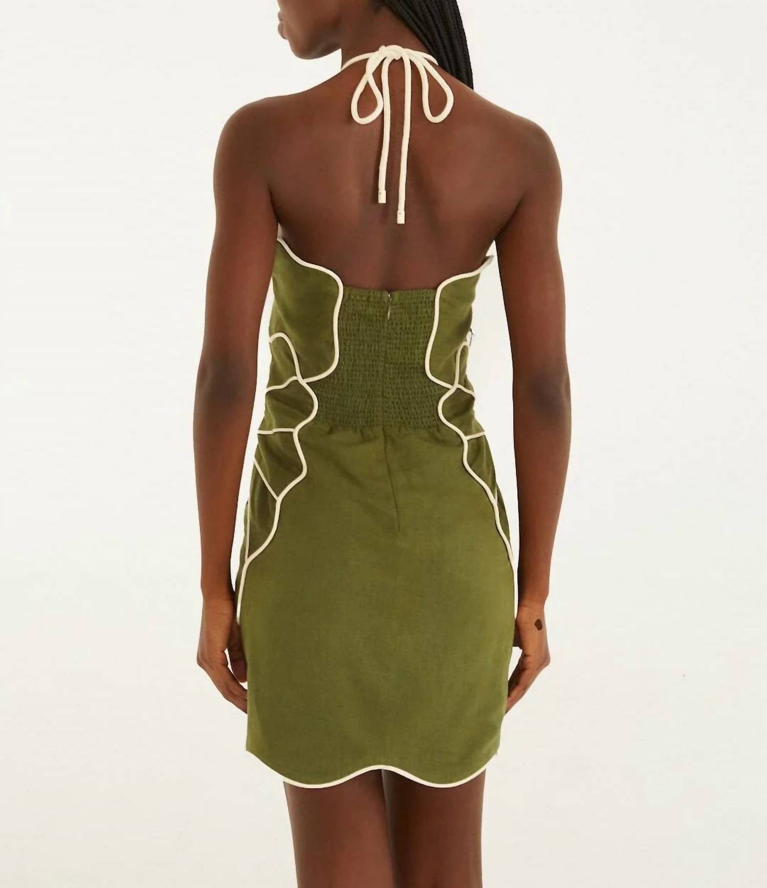 Farm Rio - Wavy Cutouts Mini Dress