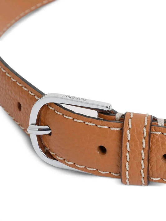 Toteme - Women's Slim Grained Leather Belt