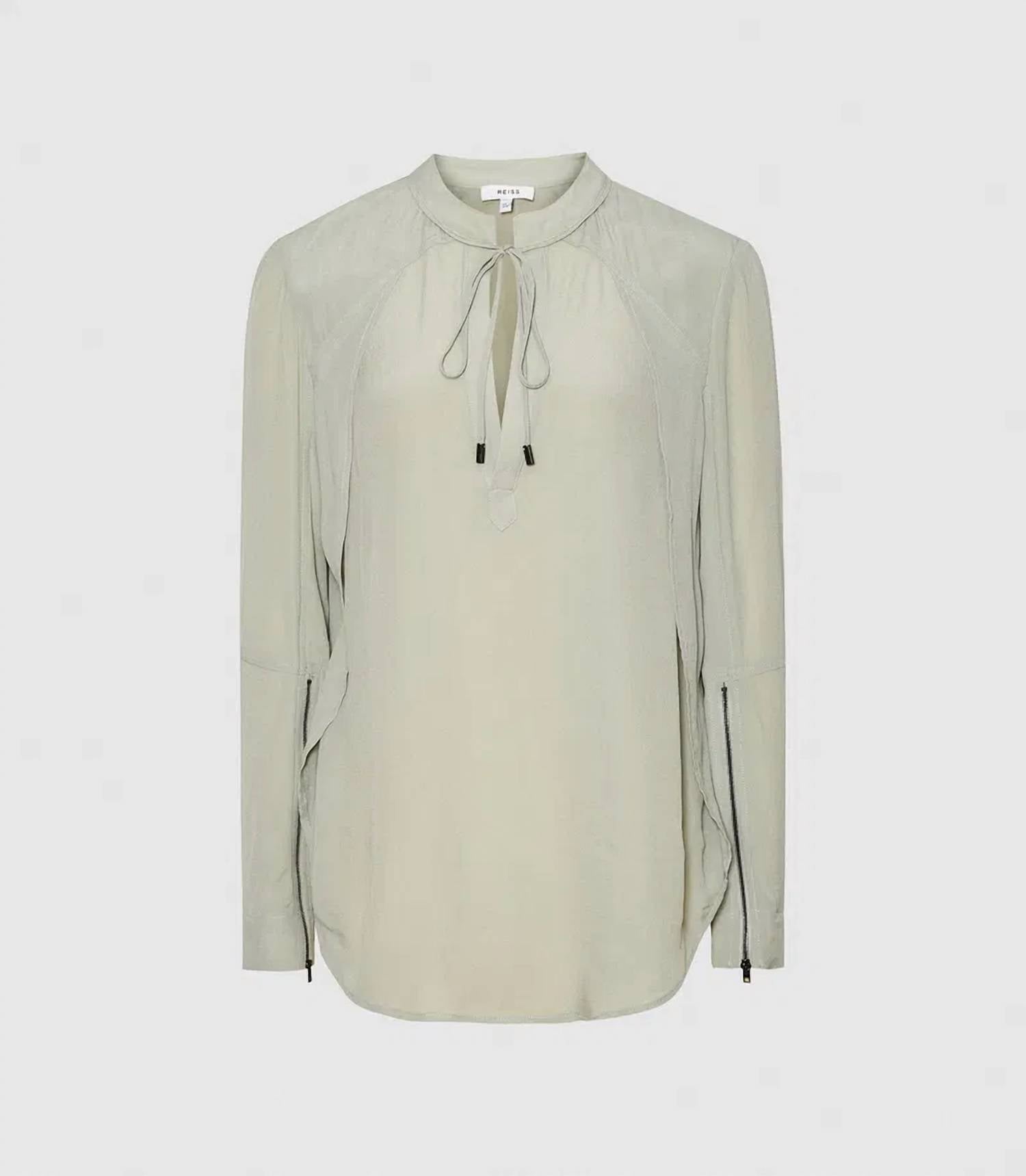 Reiss - Frances Zip-cuff Detail Blouse