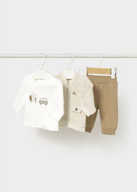 Mayoral - Kids' Embroidered Three-piece Tracksuit
