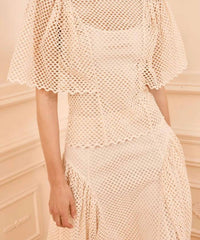 Ulla Johnson - Hera Short Sleeve Eyelet Cotton Top