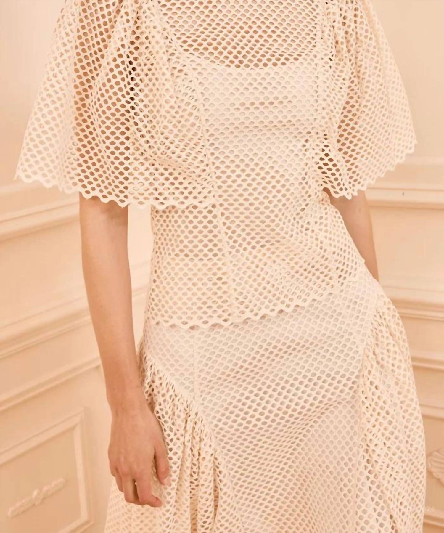Ulla Johnson - Hera Short Sleeve Eyelet Cotton Top