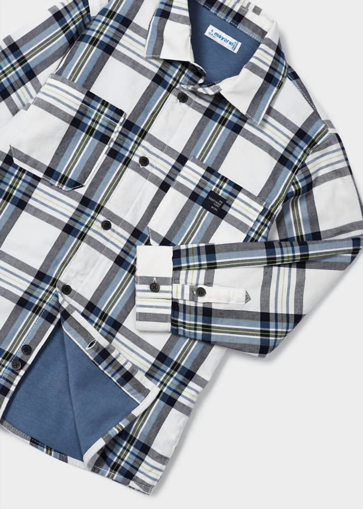 Mayoral - Boys Checked Overshirt