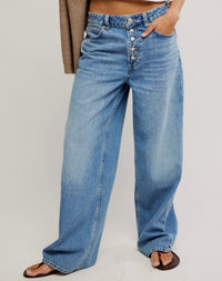 Free People Nia Boyfriend Jeans in friday - women's jeans