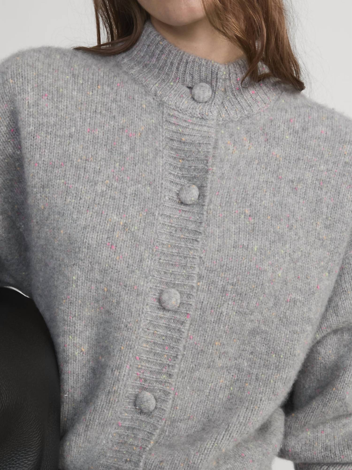 Frame - The Cashmere Fleck Cardigan
