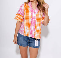 Thml - Gingham Charm Top