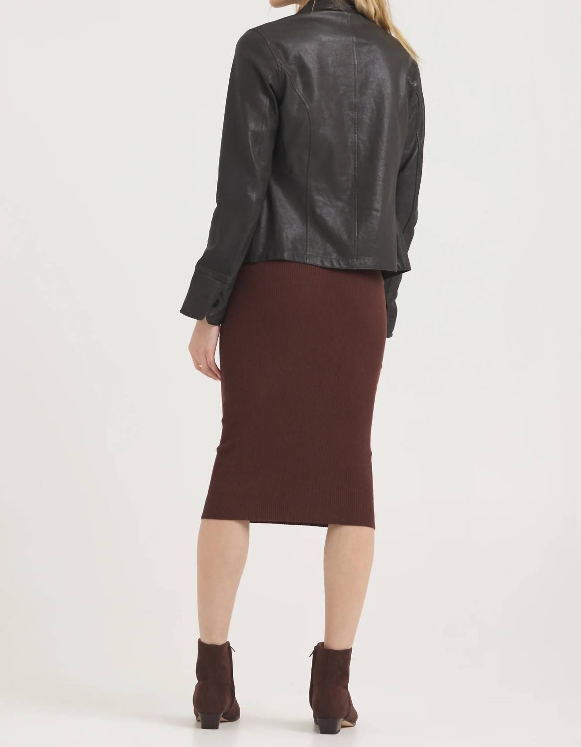 Jakett - Amelia Wrinkled Leather Blazer