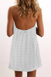 Dazzle Fashion - Textured Halter Neck Shift Dress