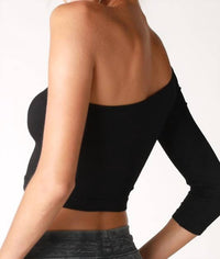 Nikibiki - Ribbed One Shoulder Crop Top